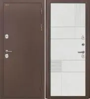 Входная дверь Дорстон Терморазрыв (Антик медный/Ф-9 Лофт белый Глухое)