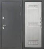 Входная дверь Дорстон Терморазрыв (Антик серебро/Ф-3 Сандал белый Глухое)