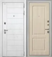 Входная дверь Alpa (НФ-6 лофт белый/Ф-14 Кремовая лиственница Глухое)