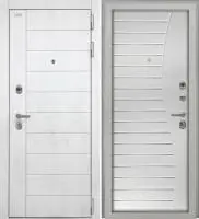 Входная дверь Alpa (НФ-6 лофт белый/Ф-16 Дуб беловежский Глухое)