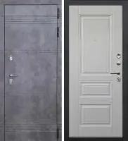 Входная дверь Тайгер Стин (бетон лофт/альберо беж)