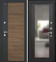 Входная дверь Дорстон Терморазрыв Inoplast (Р-01 Орех/гранит/ФЗ-6 Венге Зеркало)