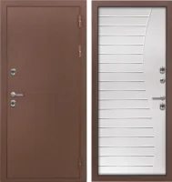 Входная дверь Тайгер Термо лайт (антик медь/дуб беловежский)