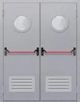 Дротивопожарная дверь двустворчатая EI 60 ДП2422