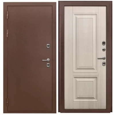 Входная дверь Grand Termo (антик медный/кремовая лиственница)