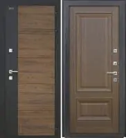 Входная дверь Дорстон Терморазрыв Inoplast (Р-01 Орех/гранит/КС-20 Дуб Нордик Глухое)