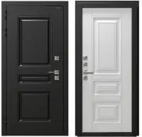 Входная дверь Dorston Nord (букле черный/белый матовый)