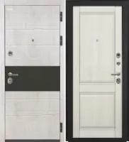 Входная дверь VIDARI (ВС-1 Бетон светлый/КС-10 Эшвайт Глухое)