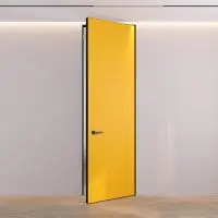 Межкомнатная скрытая дверь в эмали