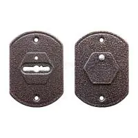 Накладки декоративные на сувальдный замок ГА 20