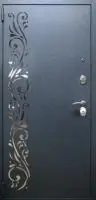 Давление на металле с декоративными элементами входные двери (1)