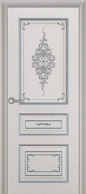 Межкомнатная дверь Carda Соната Ясень серый