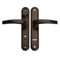 Ручка дверная на планке Гардиан 41.12, Медный антик RAL 2474