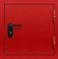 Противопожарный люк №13 красный цвет