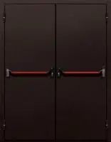 Противопожарная Двупольная глухая дверь ДПМ-02-EI15 с антипаникой