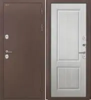 Входная дверь Дорстон Терморазрыв (Антик медный/Ф-14 Сандал белый Глухое)