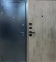 Входная дверь Маркус Вертикаль бетон темный