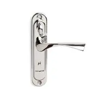 Ручка дверная на планке Амелия, хром