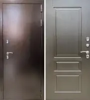 Входная дверь Маркус Термо Аляска венге тисненый