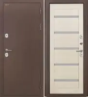 Входная дверь Дорстон Терморазрыв (Антик медный/СБ-1 Кремовая лиственница Матовое)