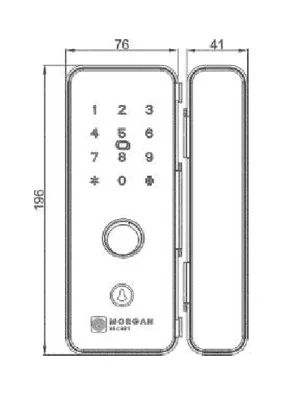 Замок Morgan Secret MS 0048