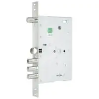 Замок врезной сувальдный с защелкой и задвижкой Гардиан 80.15