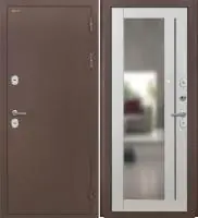 Входная дверь Дорстон Терморазрыв (Антик медный/ФЗ-3 Глянец Царговая с зеркалом)