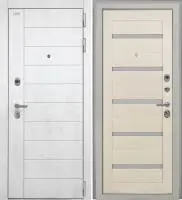 Входная дверь Alpa (НФ-6 лофт белый/СБ-1 Кремовая лиственница Матовое)