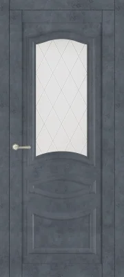 Межкомнатная дверь Carda М-2 Бетон графит