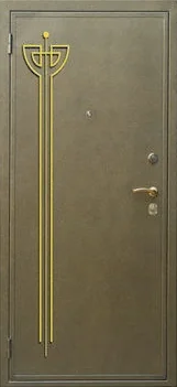 Декоративная отделка из художественной ковки на входной двери (54)