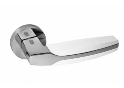 Ручки дверные Palidore 502 NCW/PC белый/хром