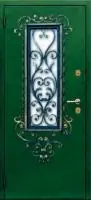 Декоративная отделка из художественной ковки на входной двери  (127)