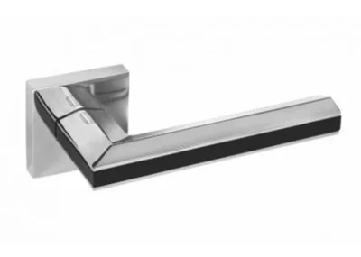 Ручки дверные Palidore 604 BH/PC чёрный никель/хром