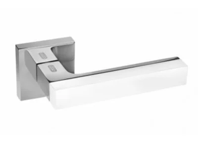 Ручки дверные Palidore 601 NCW/PC белый/хром