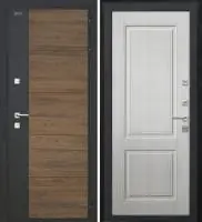 Входная дверь Дорстон Терморазрыв Inoplast (Р-01 Орех/гранит/Ф-14 Сандал белый Глухое)