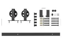 Ролики для раздвижных дверей амбарного типа ЛОФТ А-5 (комплект)