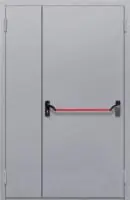 Огнестойкая дверь глухая с антипаникой ДП2402
