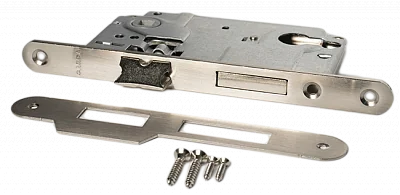 360A - Замок под цилиндр с ригелем Матовый никель