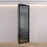 Межкомнатная стеклянная скрытая дверь Atlas 42