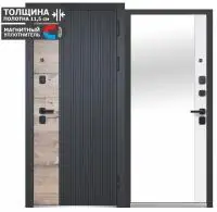 Входная дверь Luxor 2МДФ Дуб Вертикаль