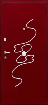 Декоративная отделка из художественной ковки на входной двери (14)