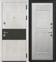 Входная дверь VIDARI (ВС-1 Бетон светлый/Ф-3 Сандал белый Глухое)