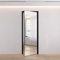 Межкомнатная скрытая дверь с наличником