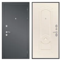 Входные двери в Самаре Йошкар Ола модель двери Витязъ Трио антик серебро / беленный дуб