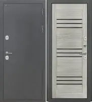 Входная дверь Дорстон Терморазрыв (Антик серебро/СБ-31 Грей Черный лакобель)