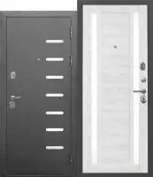 Входная дверь 9 см антик серебро царга Ривьера айс