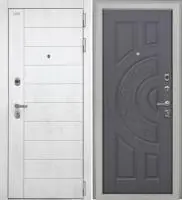 Входная дверь Alpa (НФ-6 лофт белый/Ф-4 Венге Глухое)