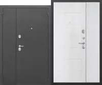 Входная дверь ГАРДА 1200 серебро Белый ясень