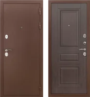 Входная дверь Тайгер Триумф (антик медь/темный орех)