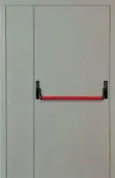 Противопожарная металлическая глухая дверь ДП2498